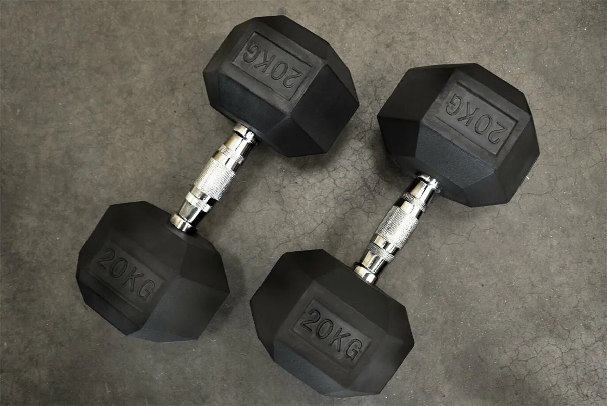 20kg Hex Dumbbells