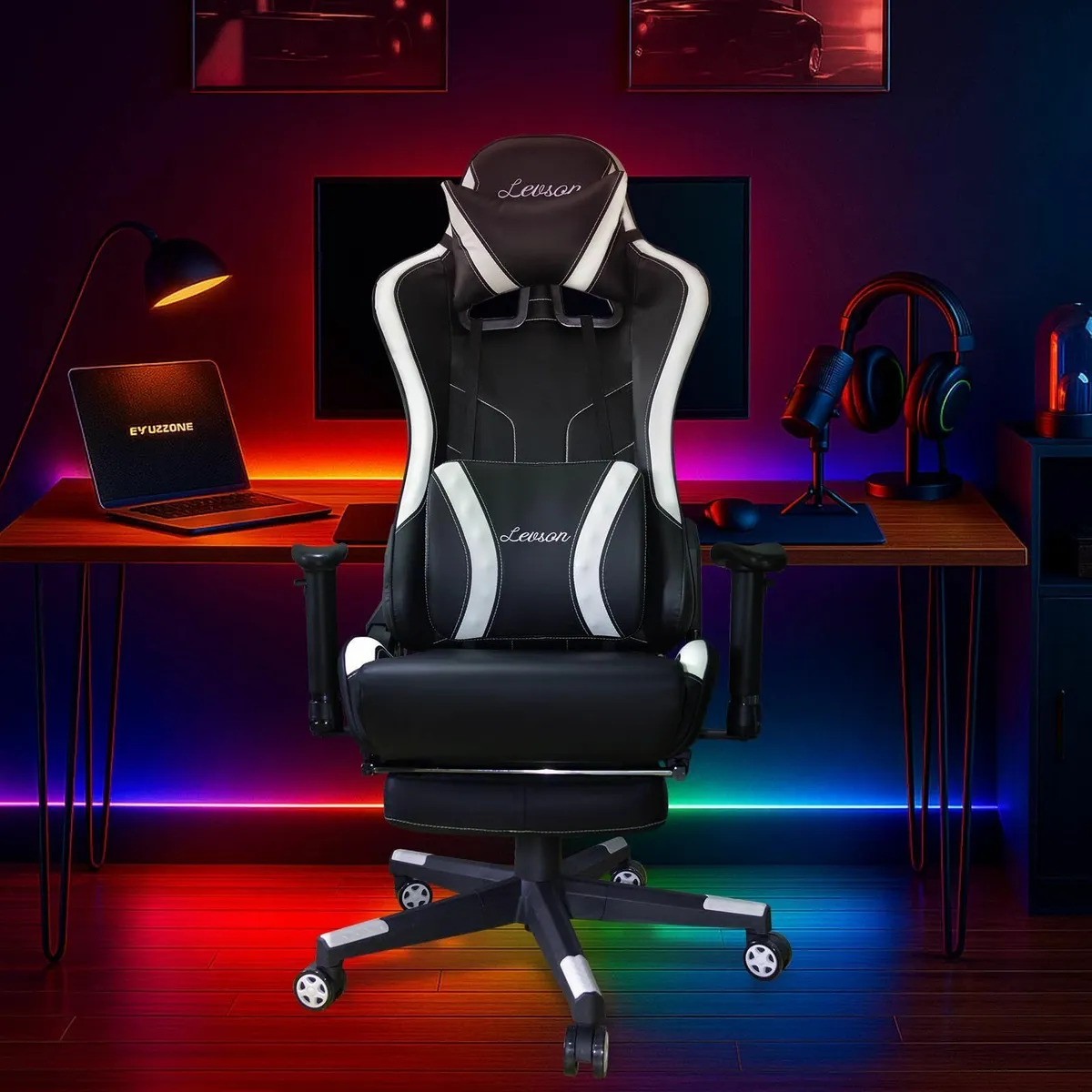 Gaming Chair for Adult Lumbar Support Height - Image 2