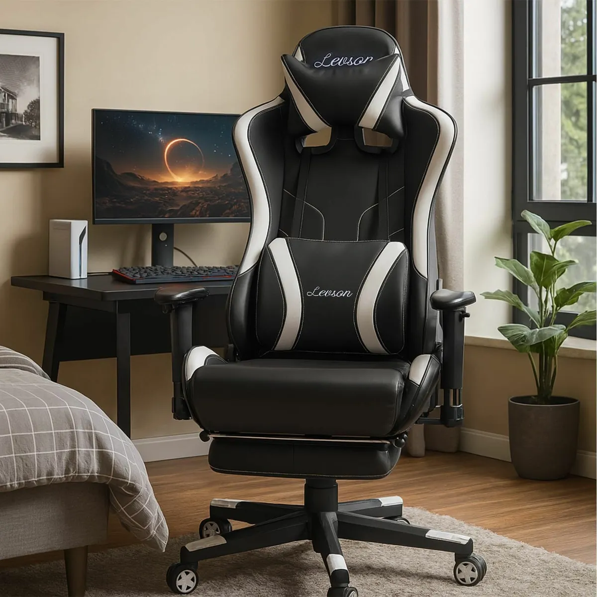 Gaming Chair for Adult Lumbar Support Height - Image 4