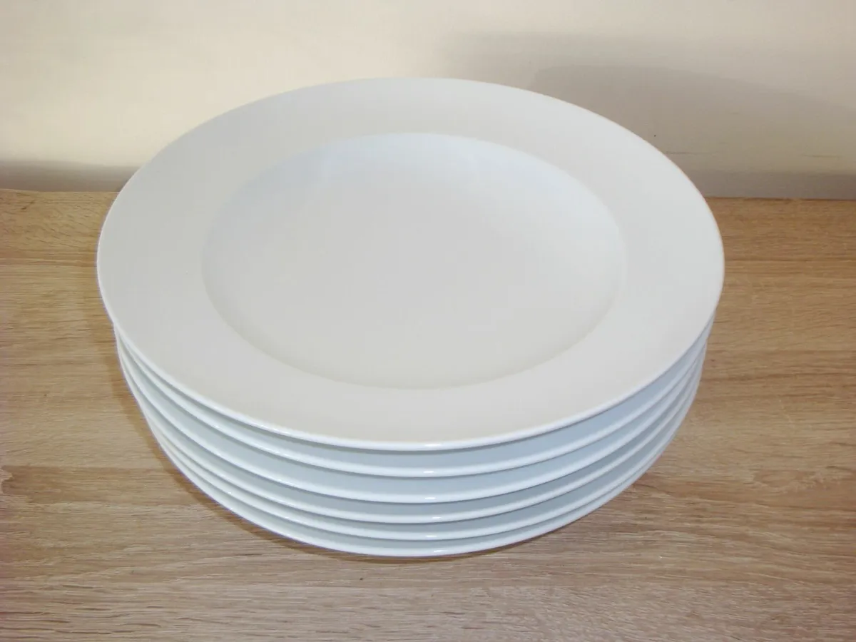 Soup bowl pasta deep dinner plate - set of 6 - Image 1