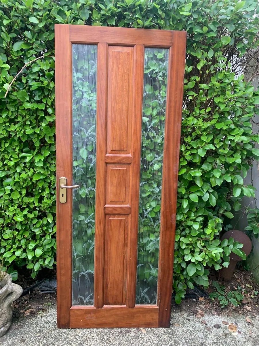 Solid Teak Glazed Door - Image 2
