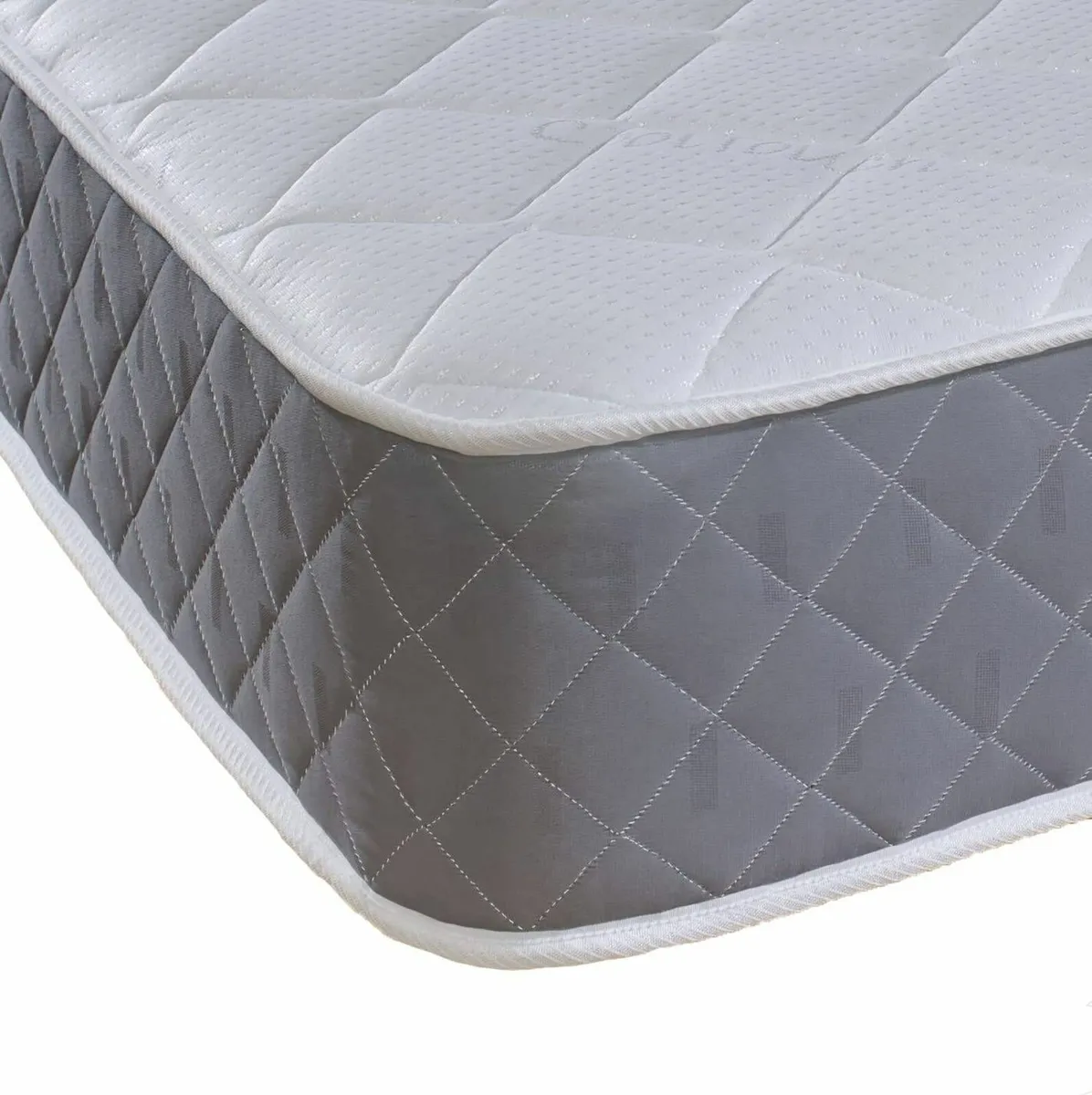 Cooltouch Diamond Essential Grey Single Mattress - Image 1