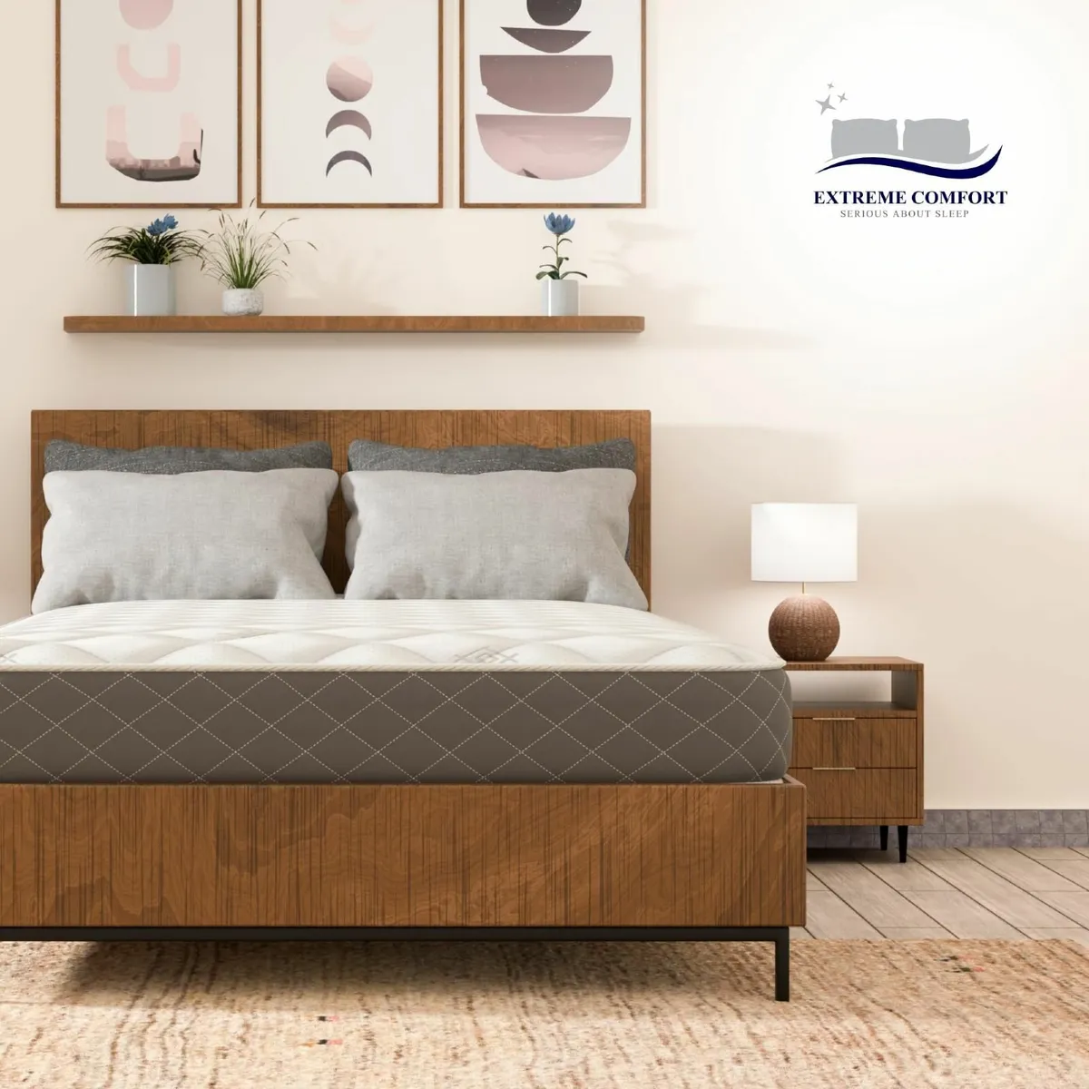 Cooltouch Diamond Essential Grey Single Mattress - Image 2