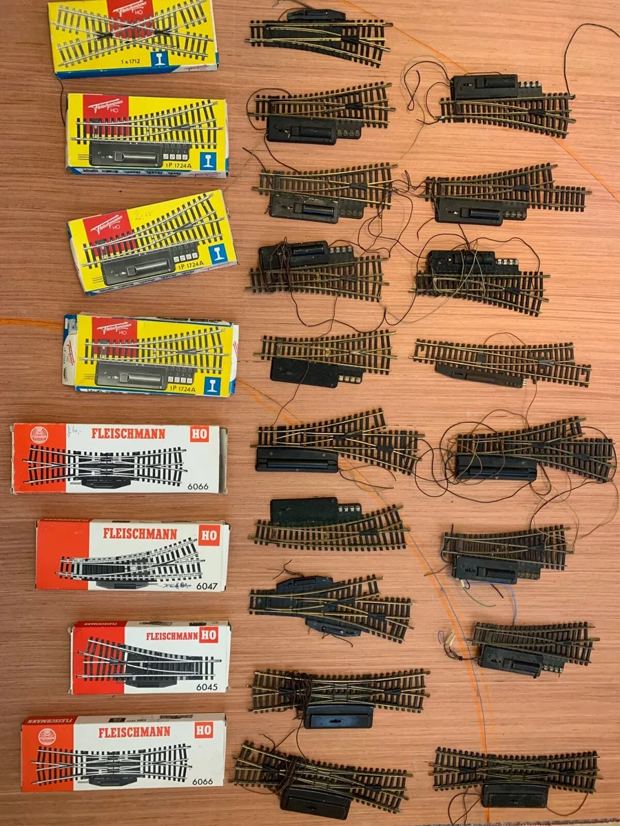 Model Railway Turnouts HO Scale