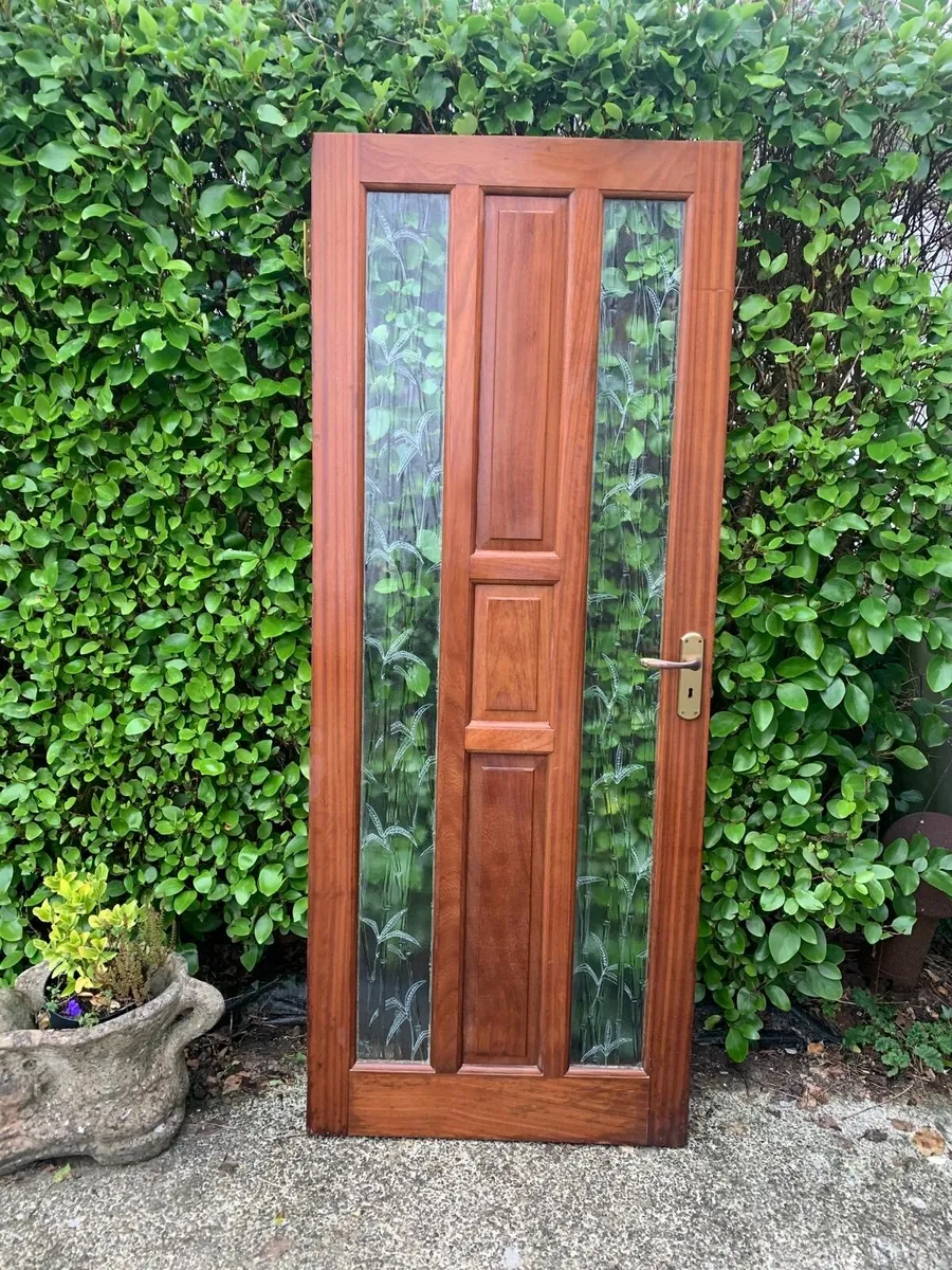 Solid Teak Glazed Door - Image 3