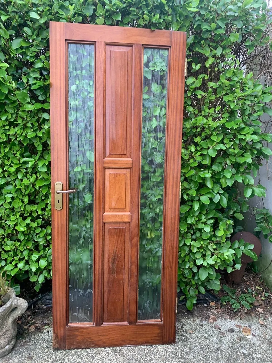 Solid Teak Glazed Door - Image 4
