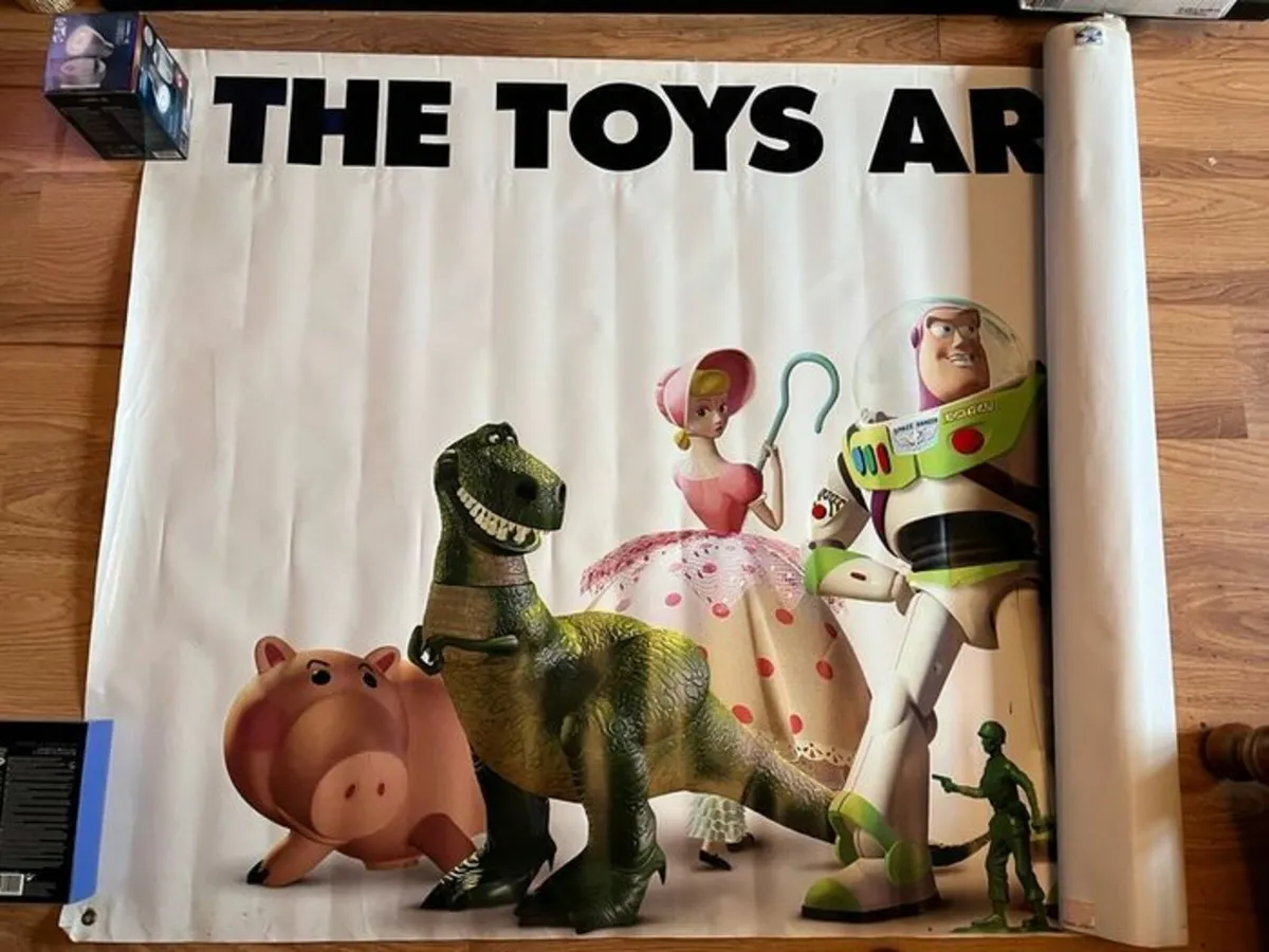 Toy Story One. Huge Cinema Banner. Lobby. Outdoor - Image 3