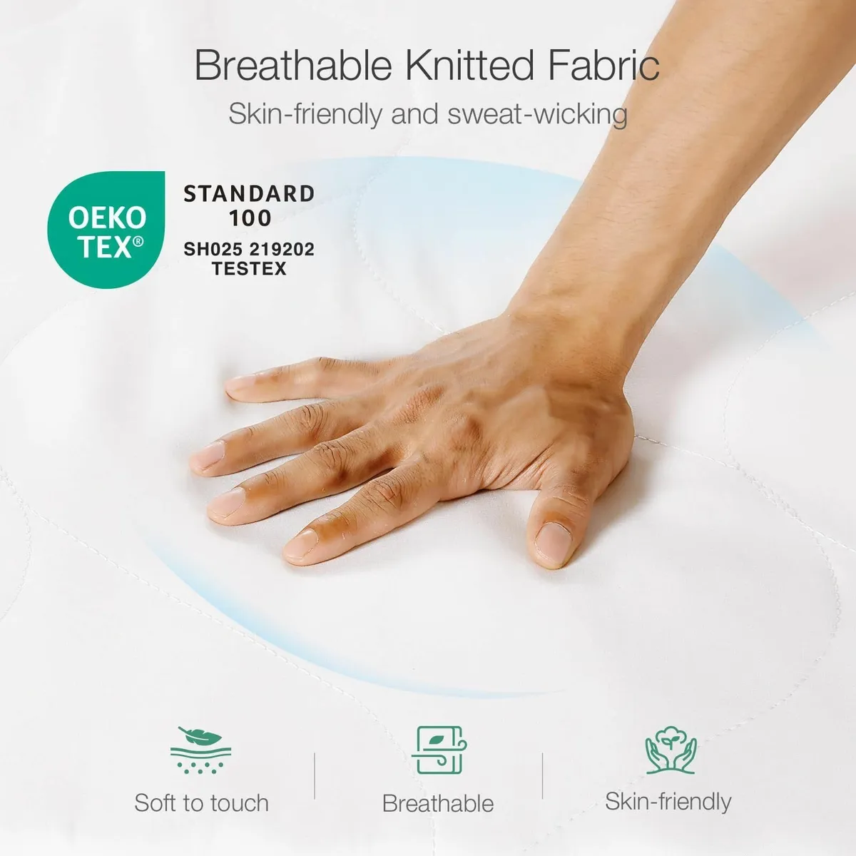 3FT Single Pocket Sprung Mattress 8 Inch Medium - Image 3