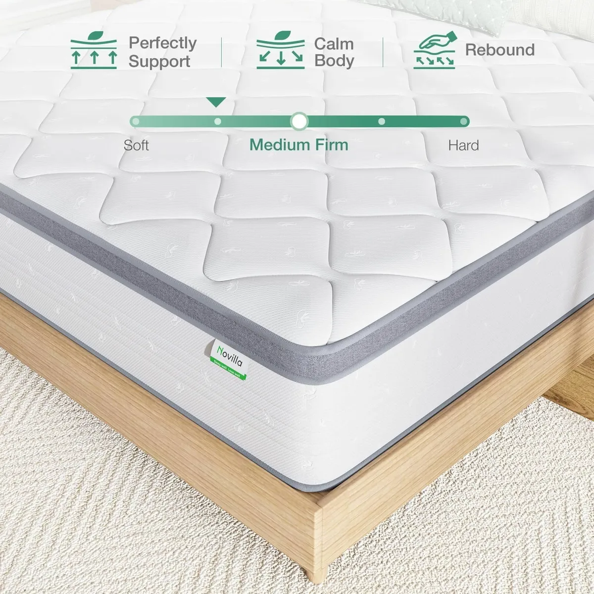 3t Single Bed Mattress 9.8 Inch Deep Pocket - Image 3