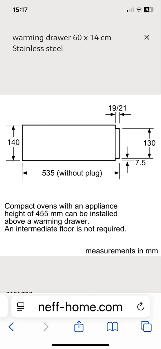 Warming drawer - Image 3