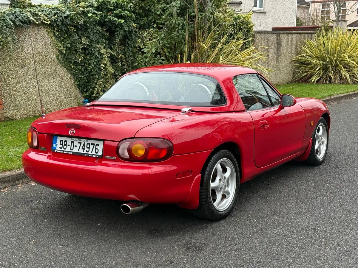 98 Mazda MX-5 1.8 RS Hardtop NEW NCT 10/26 - Image 2