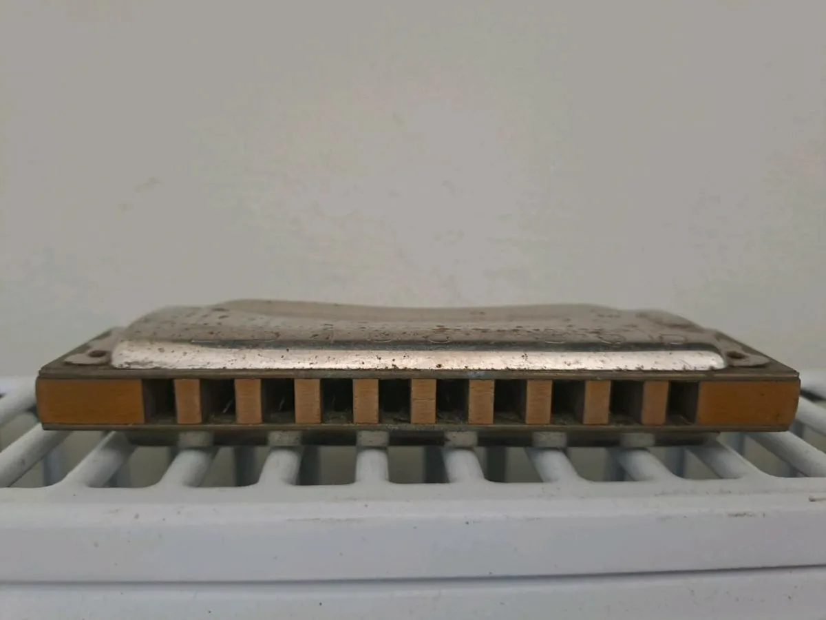 70s Vintage Hohner Blues Harp Key of C - Image 4