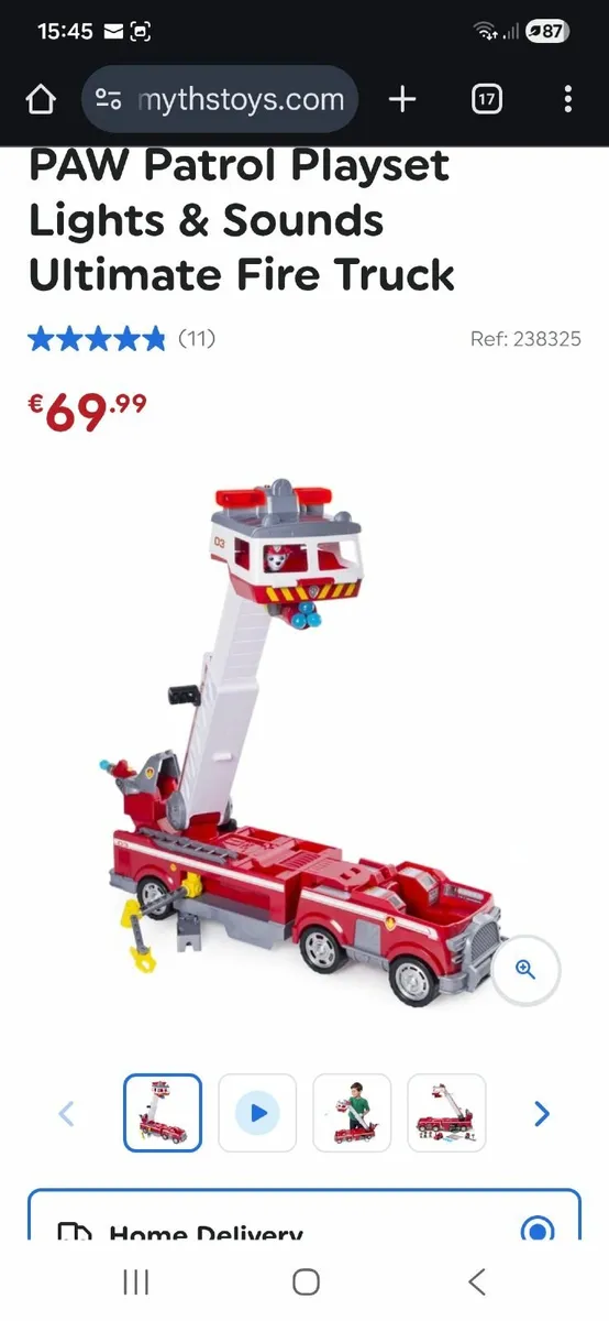 Paw patrol ultimate fire truck - Image 1