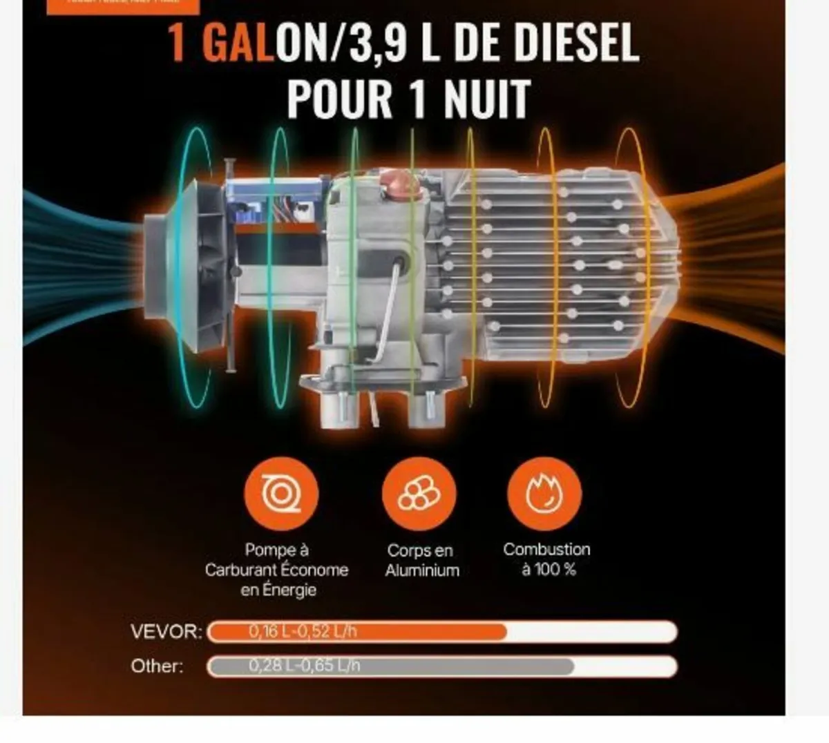 Diesel Air Heater All-in-one 12V 5KW - Image 2