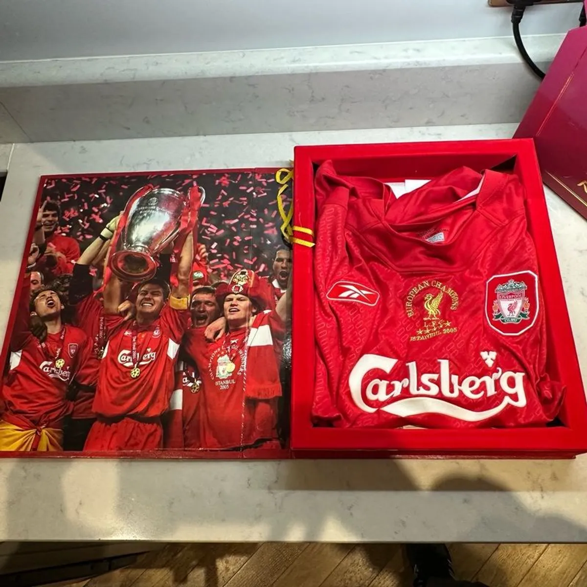 Liverpool FC 2005 Istanbul Ltd Edition Champions League Final Shirt RARE - Image 1