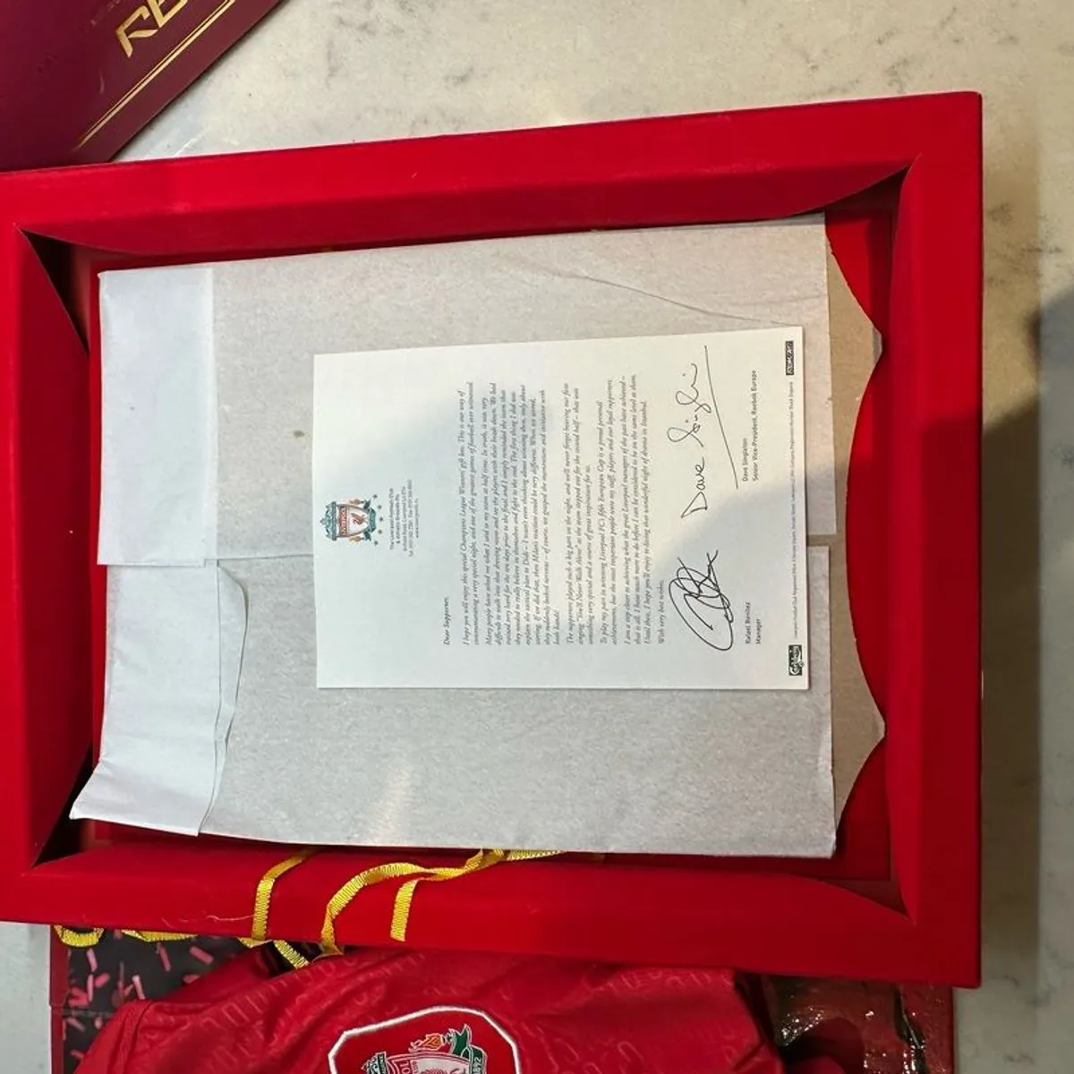 Liverpool FC 2005 Istanbul Ltd Edition Champions League Final Shirt RARE - Image 3