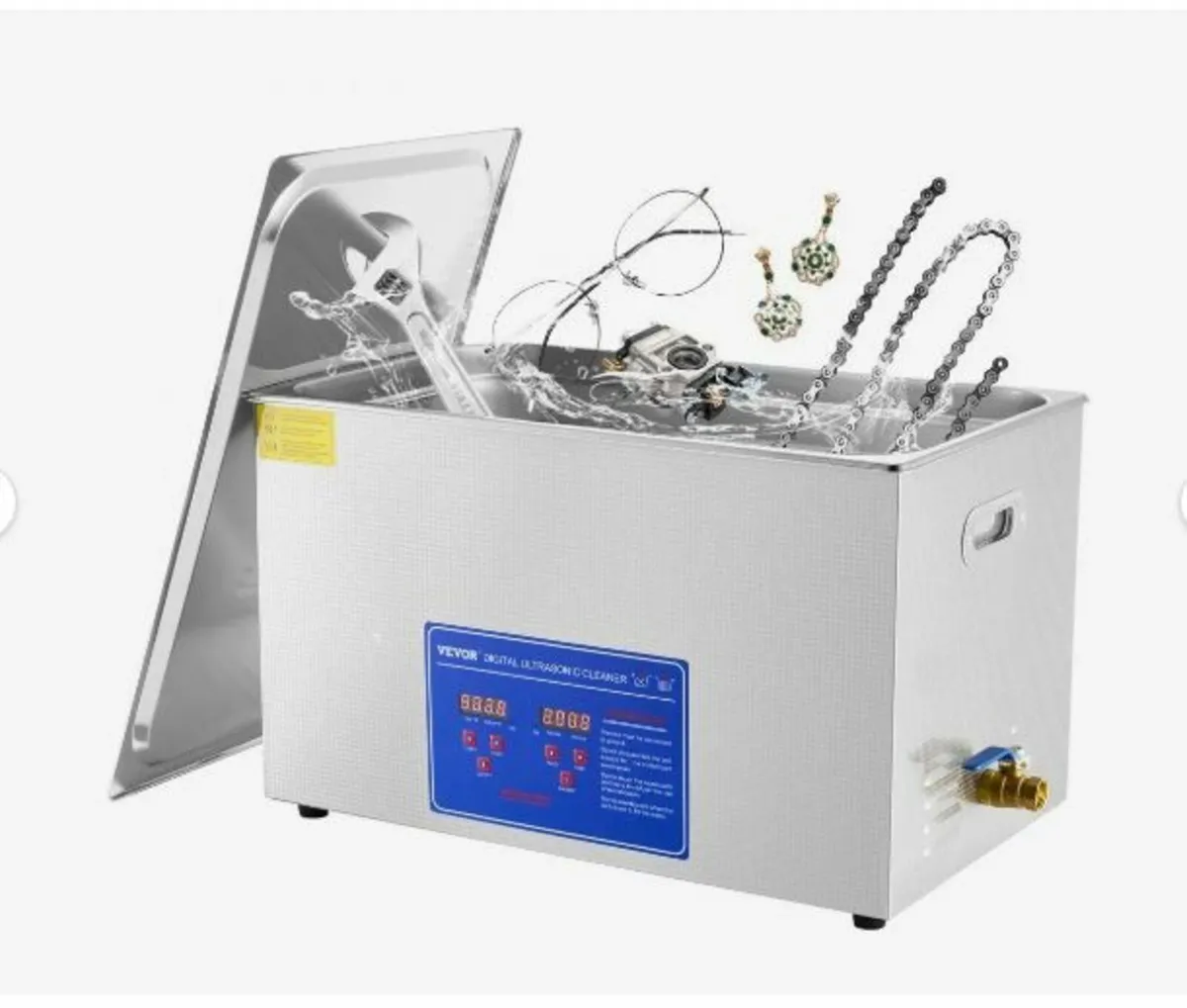 Professional Ultrasonic Cleaner, 30 L Ultrasonic - Image 1