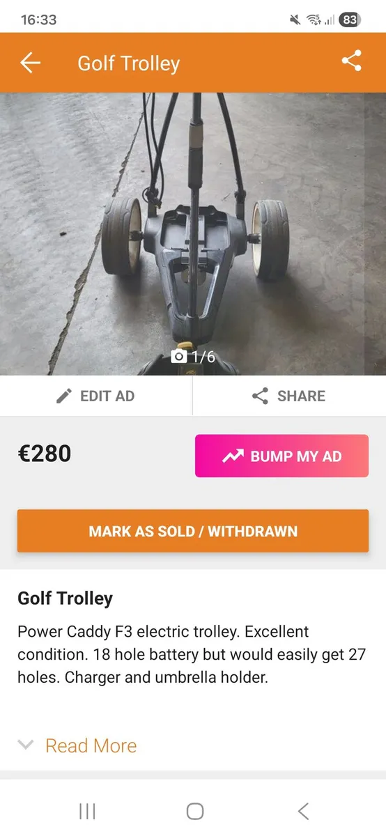 Golf Trolley - Image 1