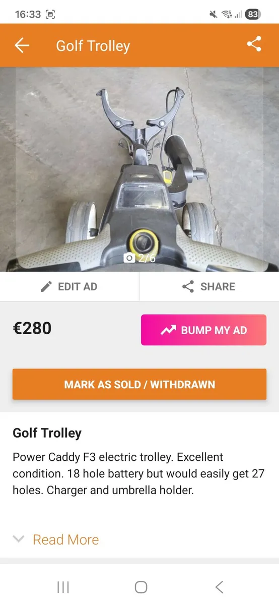Golf Trolley - Image 2