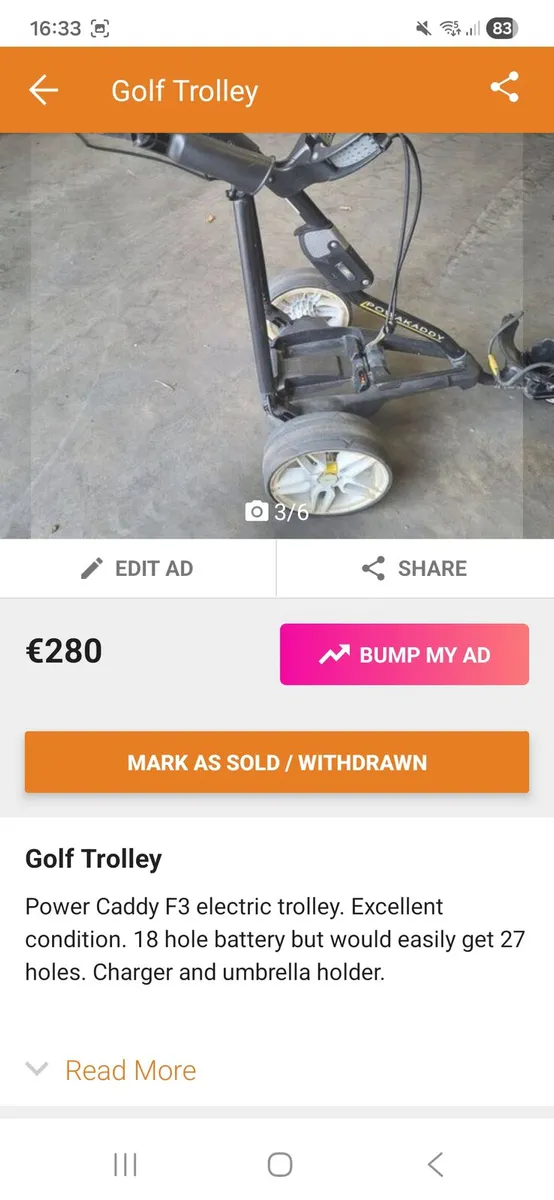 Golf Trolley - Image 3