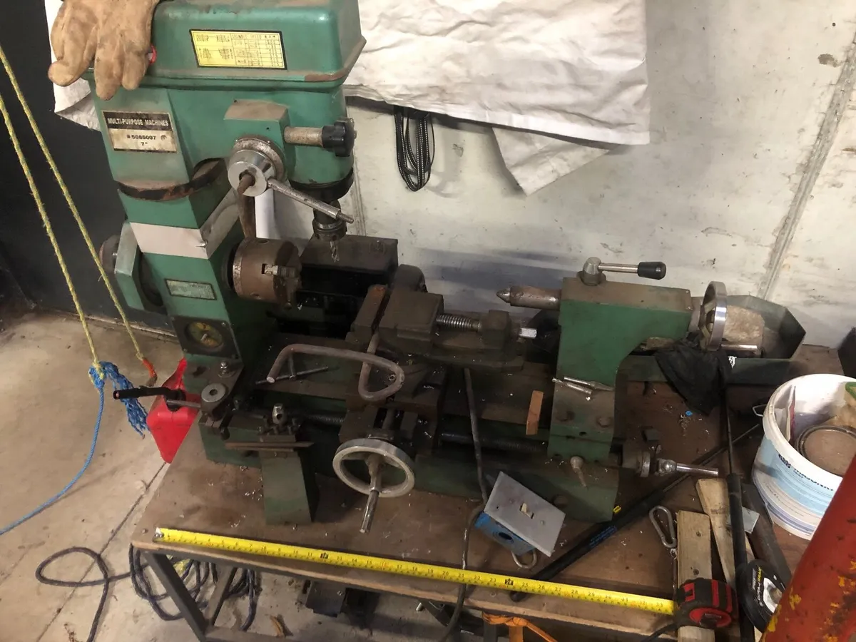 Lathe milling machine combo - Image 3