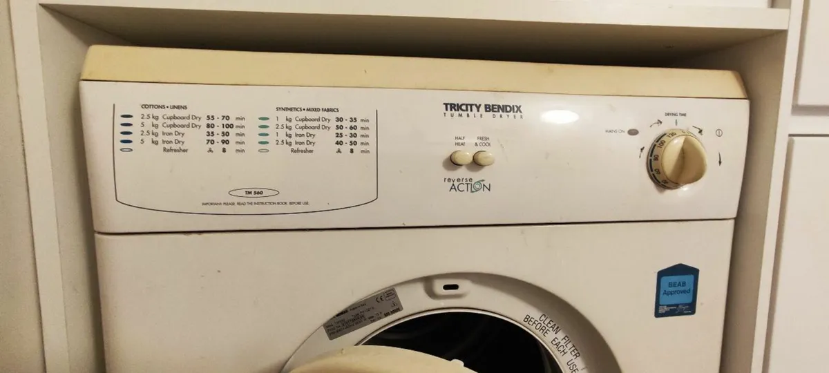 Vented tumble Drier Tricity Bendix - Image 2