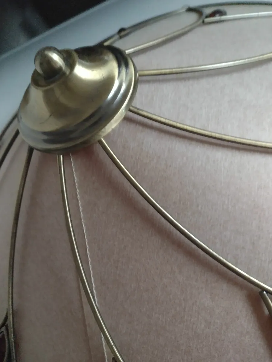 Brass framed ceiling shade - Image 1