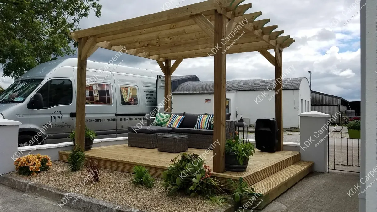 Pergola. Decking, Carpentry Service - Image 1