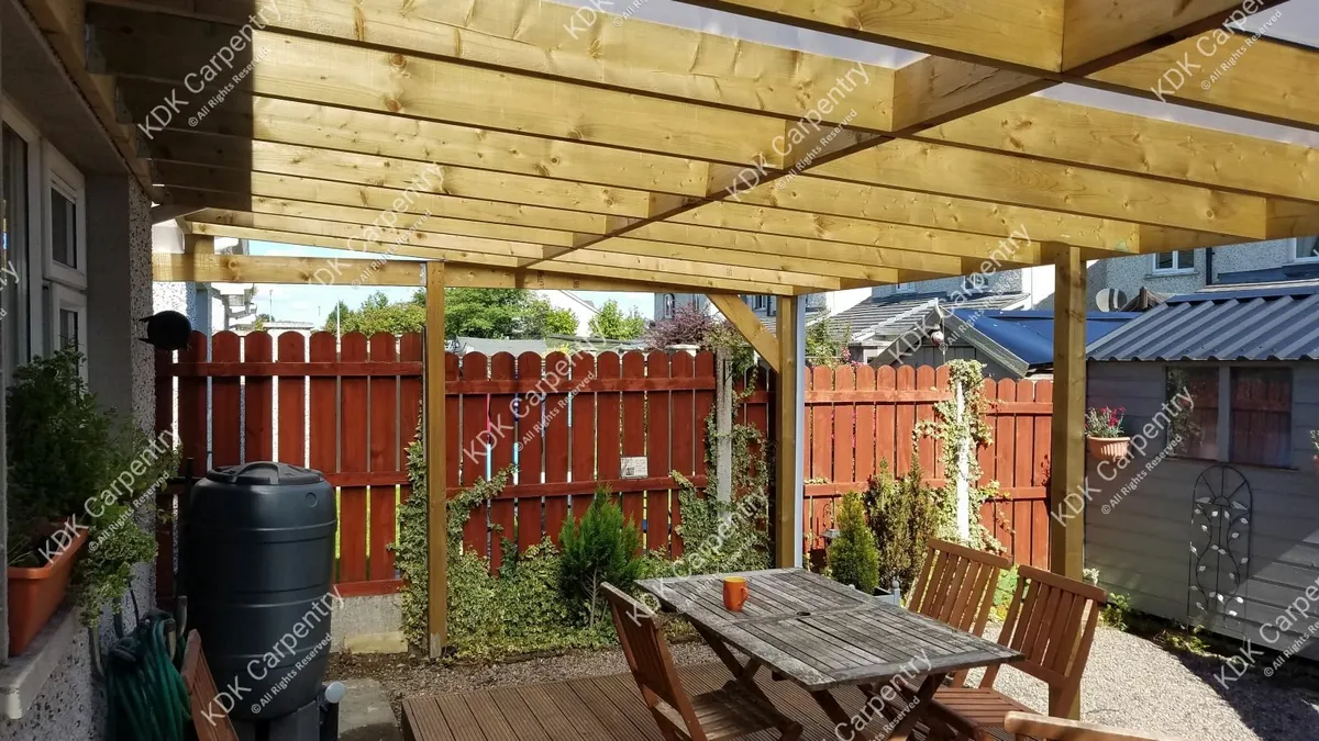 Pergola. Decking, Carpentry Service - Image 3