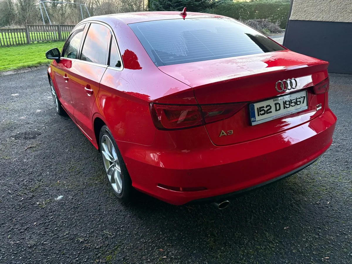2015 Red Audi A3 Saloon - Image 4