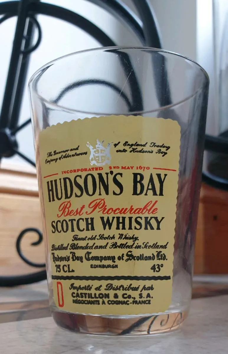 Hudson's Bay Scotch Whisky Glass - Image 1