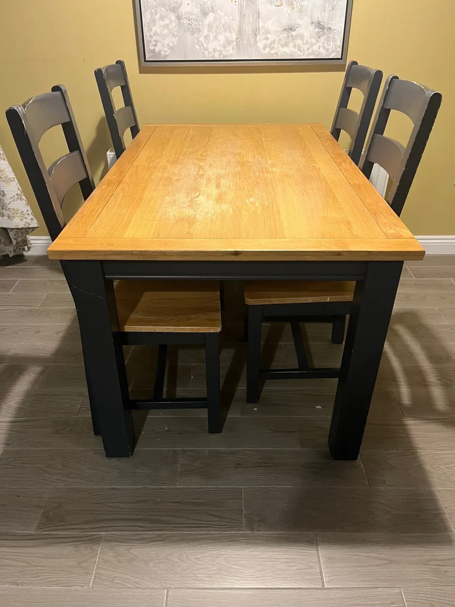 Dining Table and 4 Chairs - Image 2