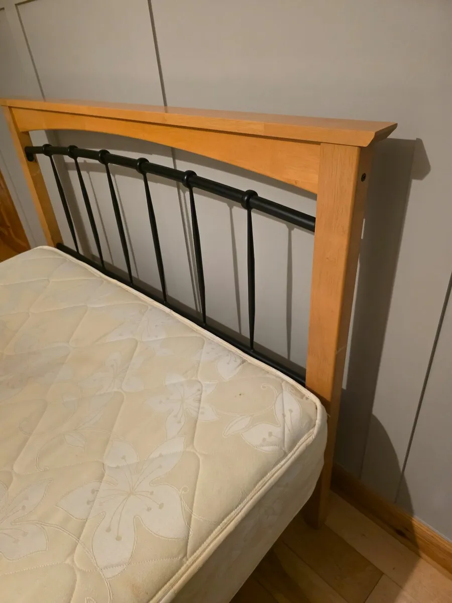 Double Bed frame and Mattress 4'6" - Image 4