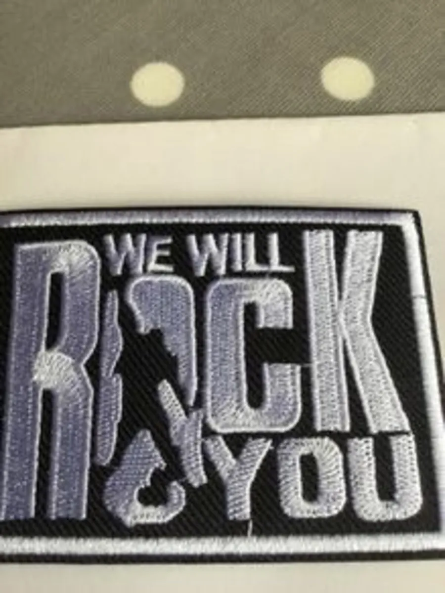 Queen - We Will Rock You sew on Patch