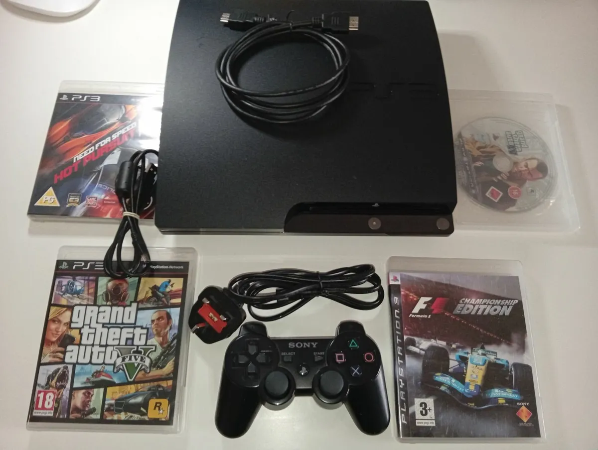 Sony P   S 3 Slim CECH-2503B 320gb Console - Image 1