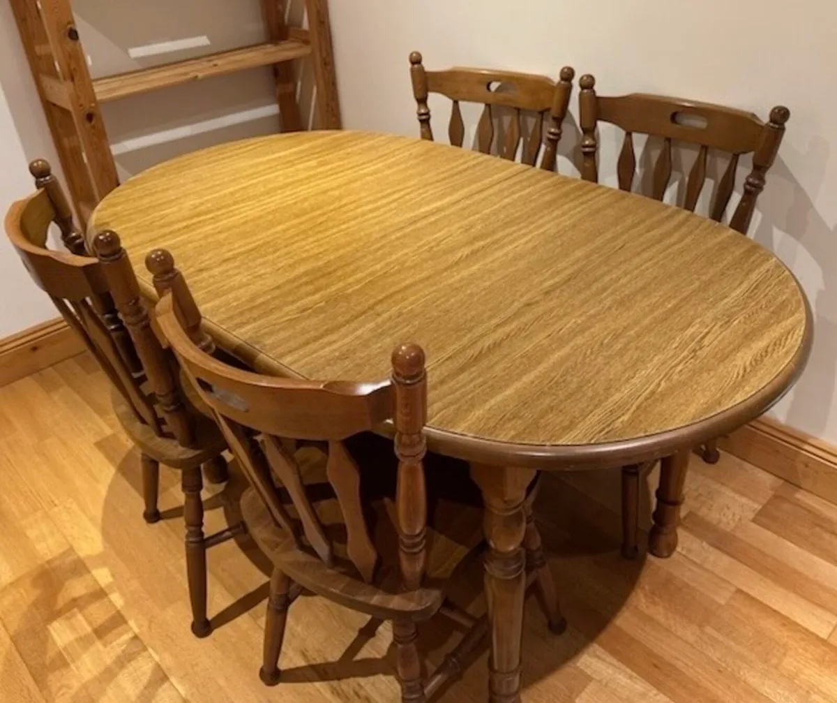 Extremely Solid Extendable Kitchen Dining Table