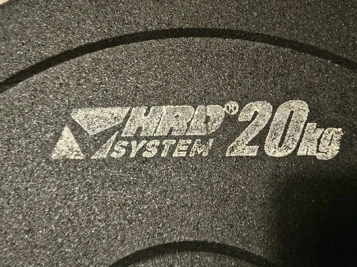 2 X 20kg Olympic Bumper Plates - Image 4