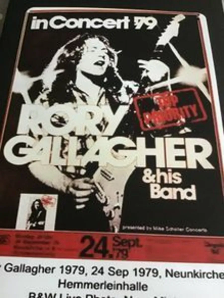 Rory Gallagher Wall Plaque