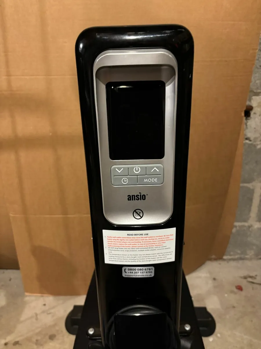 Ansio Oil Filled Electric Radiator Heater - Image 2