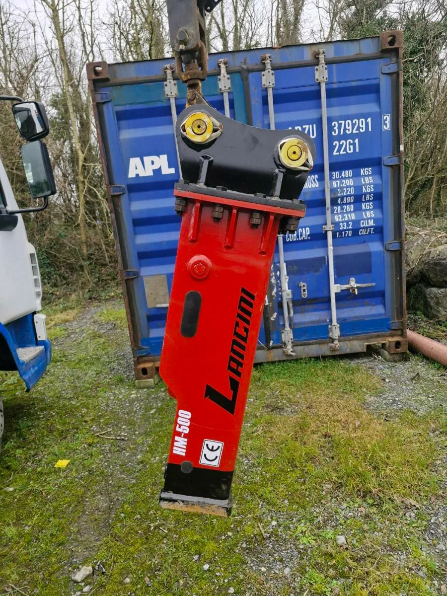 🔴LANCINI HM BREAKER🔴3&5 tonne - Image 1