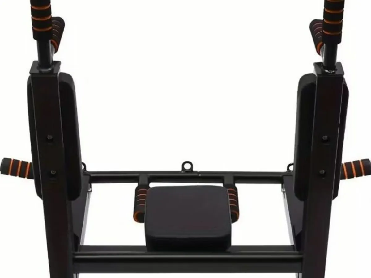 Pull Up Bar Wall Mounted Dip Station Home Gym Equi - Image 2