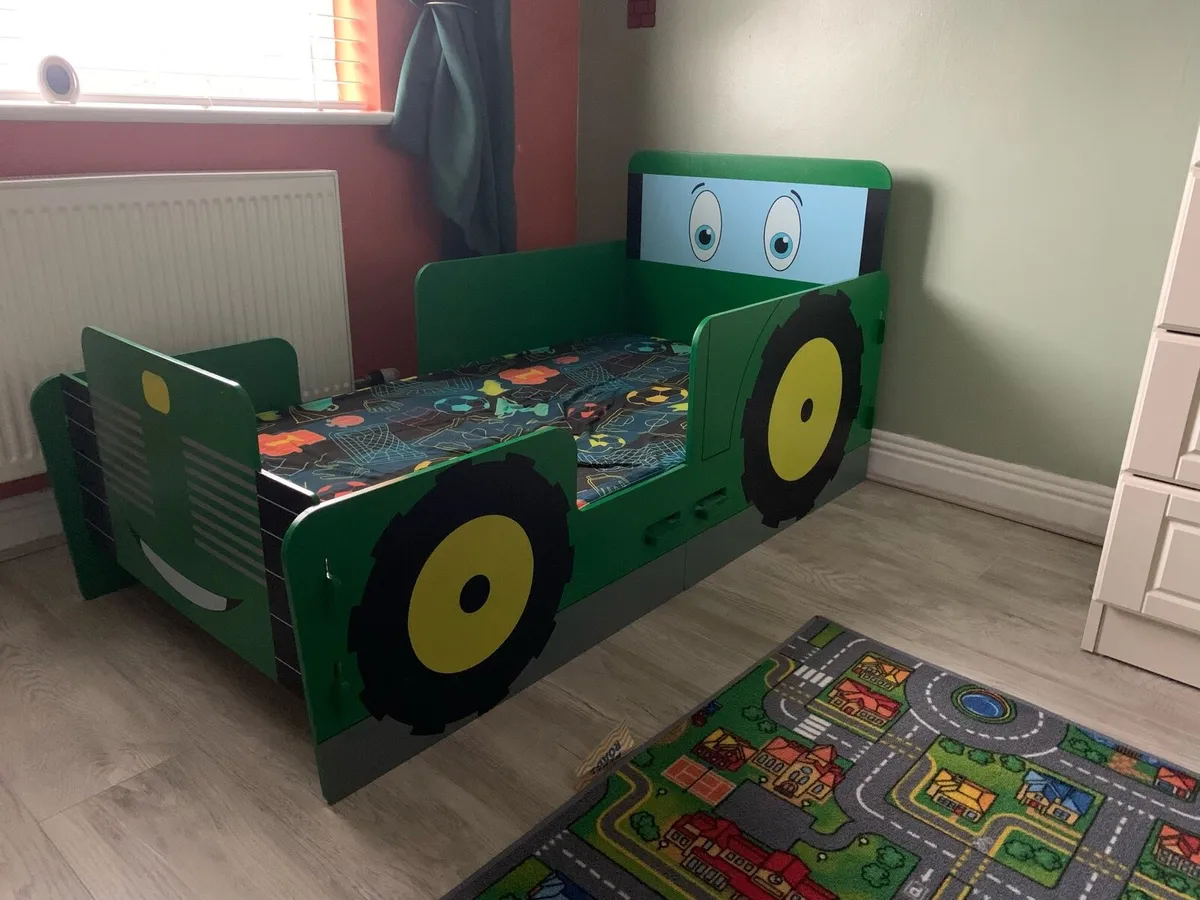 Junior cot ‘ tractor’ bed - Image 2