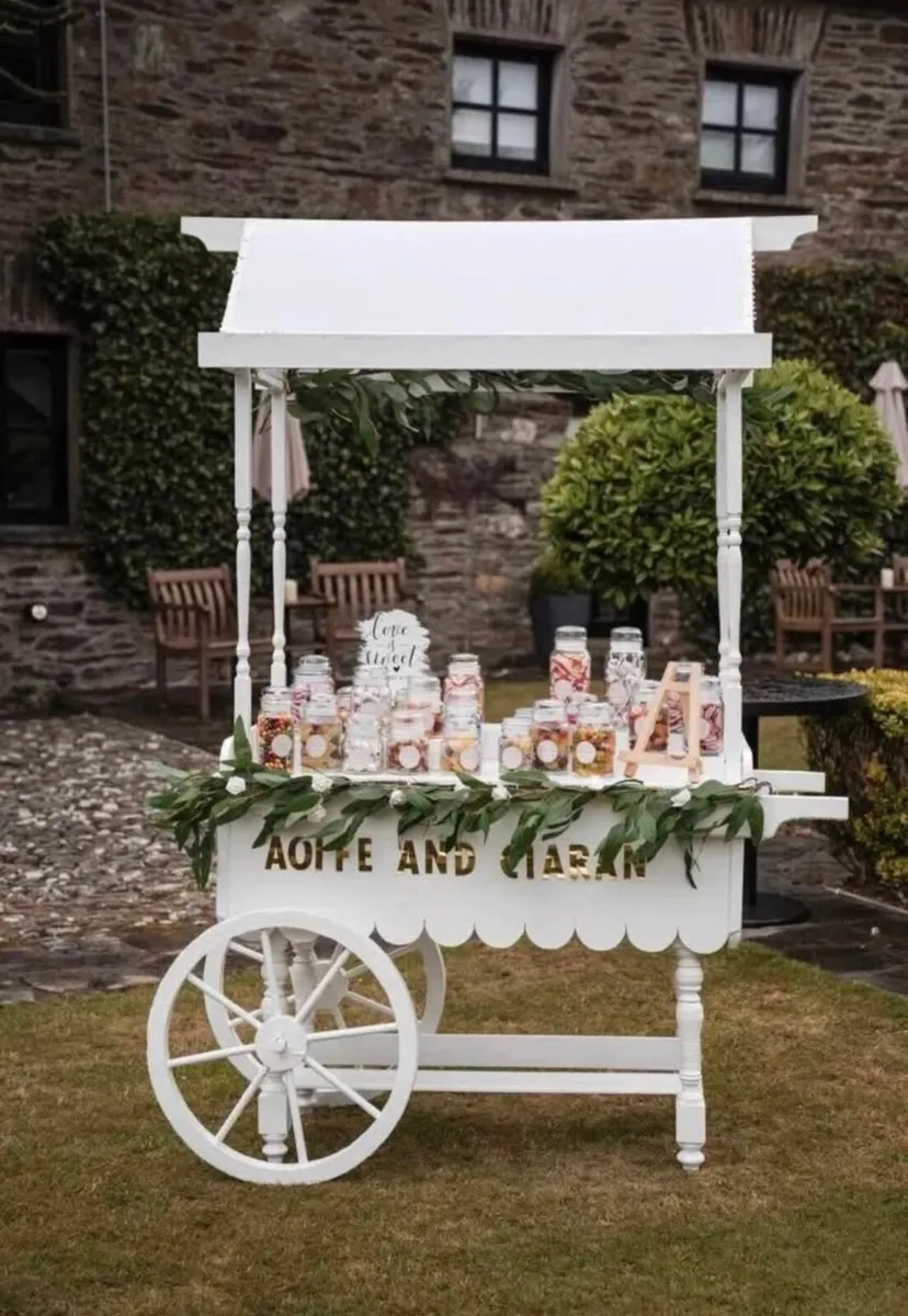 Stunning wedding sweet cart for sale - Image 1
