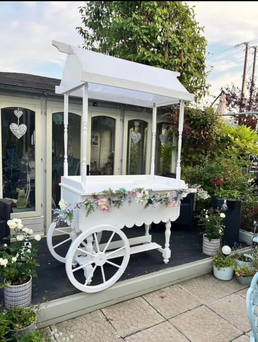 Stunning wedding sweet cart for sale - Image 3