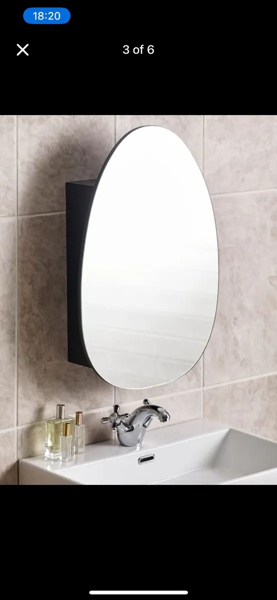 Stunning NEXT pebble wall mirror - Image 3