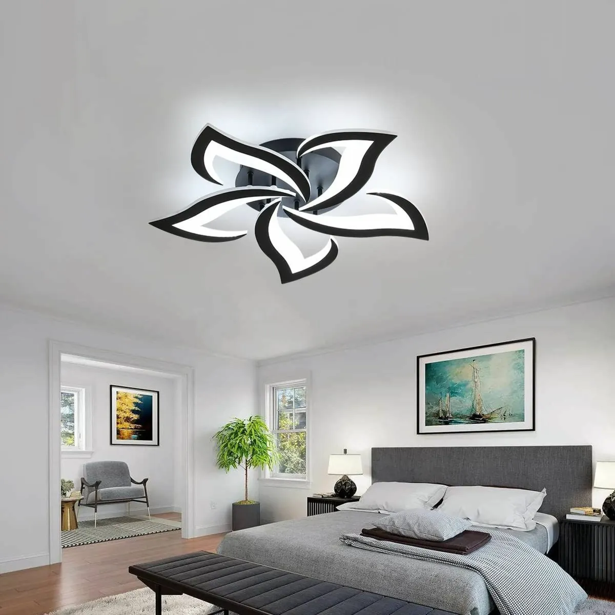 Mordern LED Ceiling Light 60W 6500LM Lights Cool - Image 3