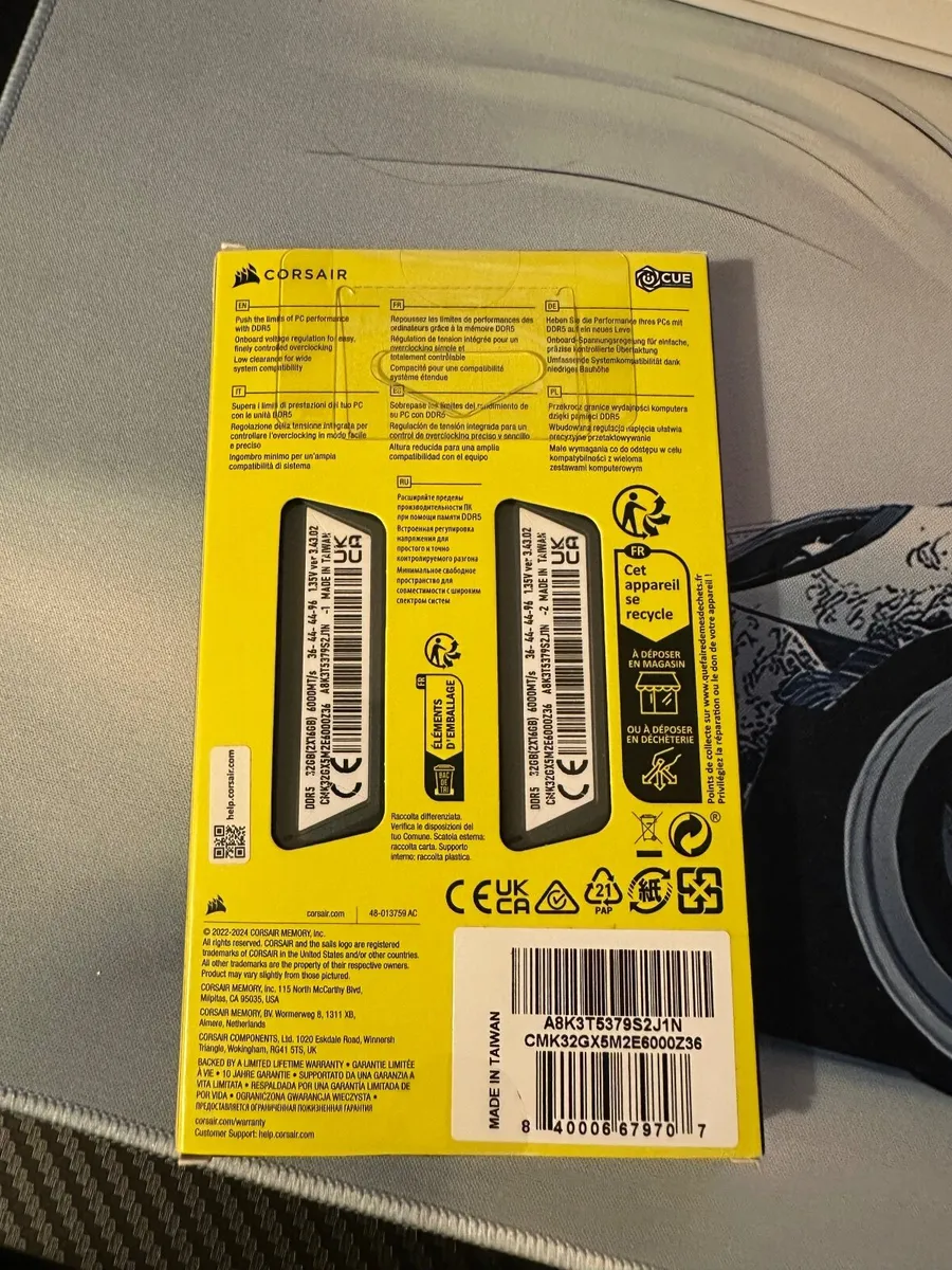 Ddr5 ram 32gb corsair vengeance 6000mhz cl36 - Image 4