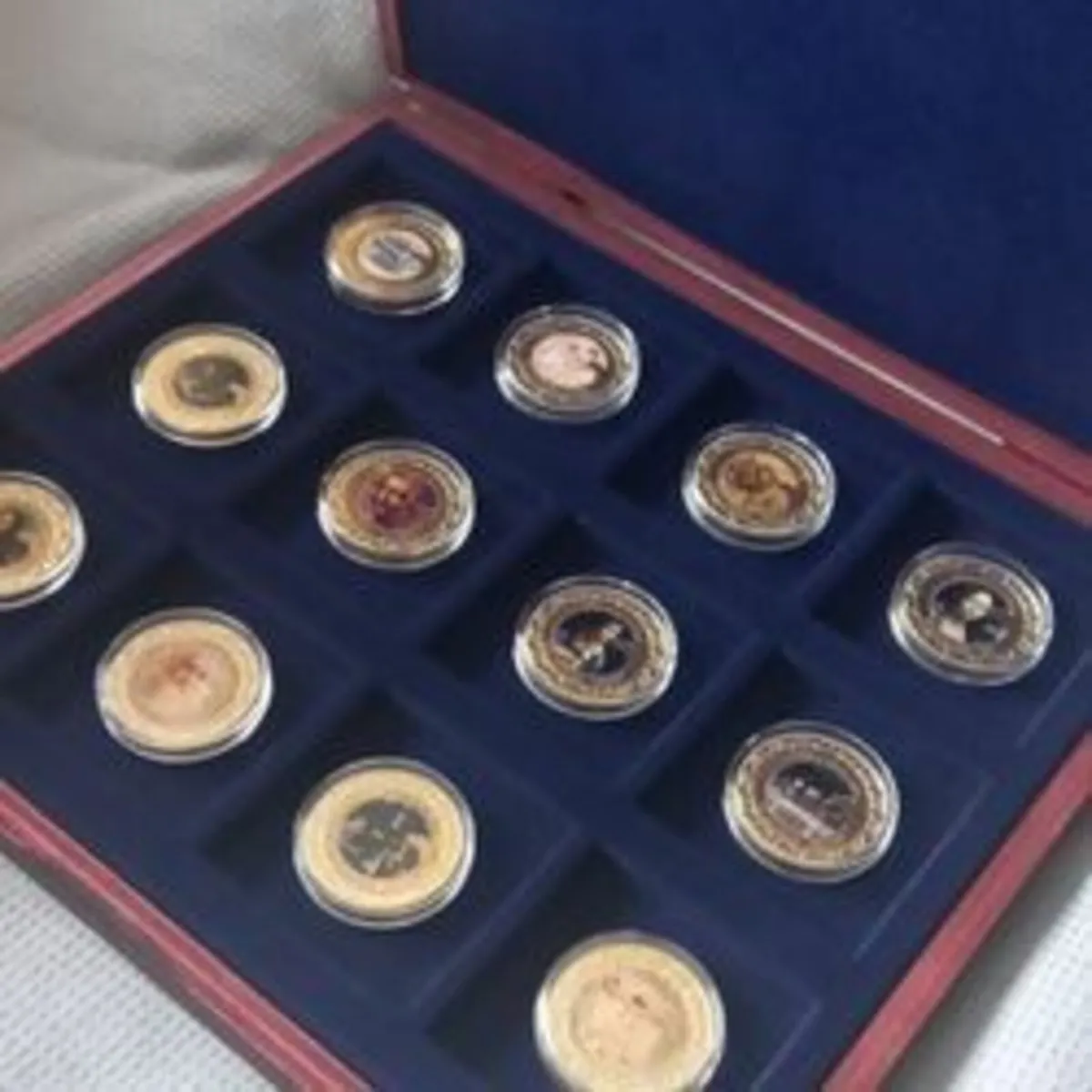 Leonardo Da Vinci 24k Gold coin Collection - Image 1