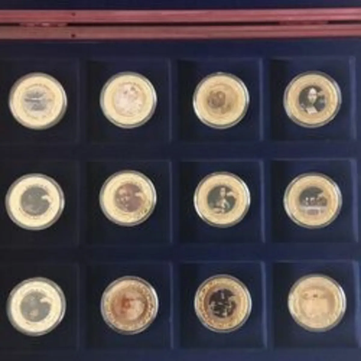 Leonardo Da Vinci 24k Gold coin Collection - Image 3
