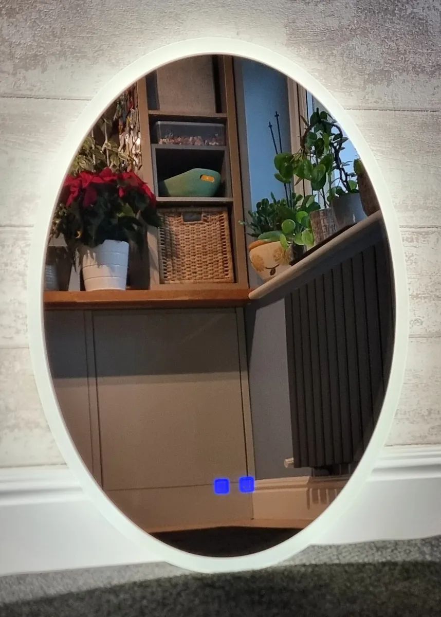 LED Bathroom Mirror Antifog 60x80cm - Image 4